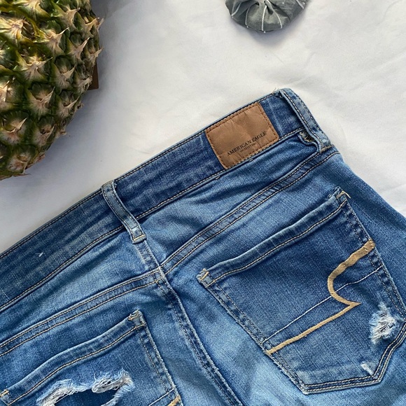 AMERICAN EAGLE super stretch ripped jeans - Picture 4 of 5